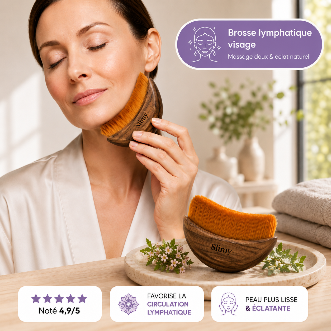 Brosse Lymphatique Visage