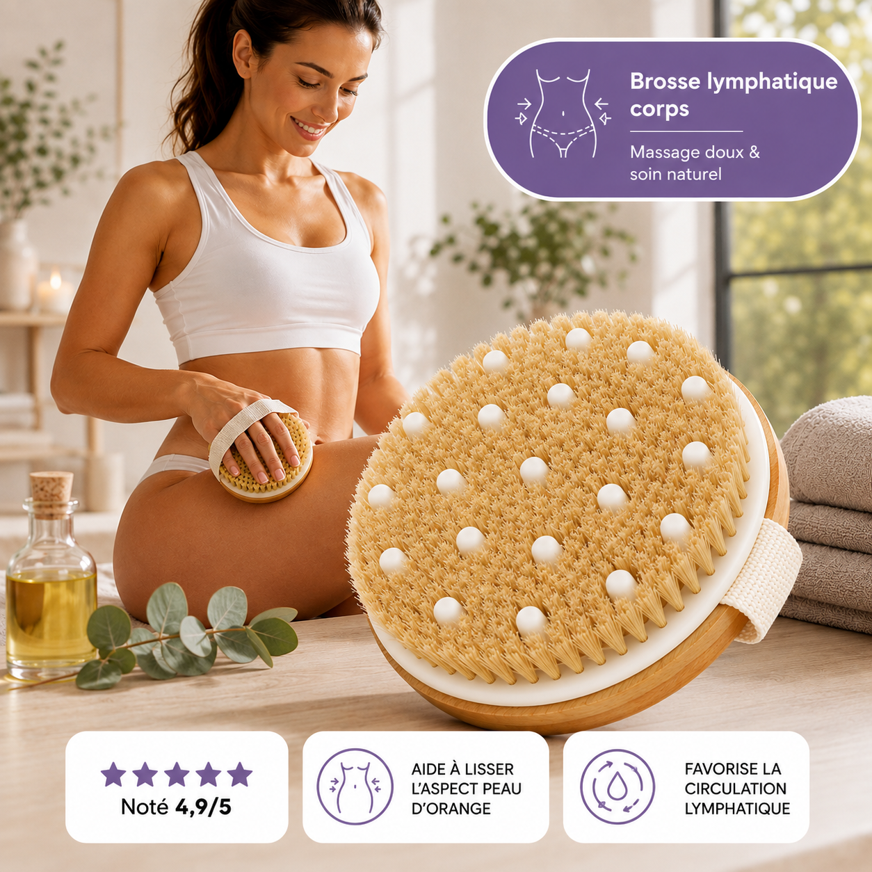 Brosse Lymphatique Corps
